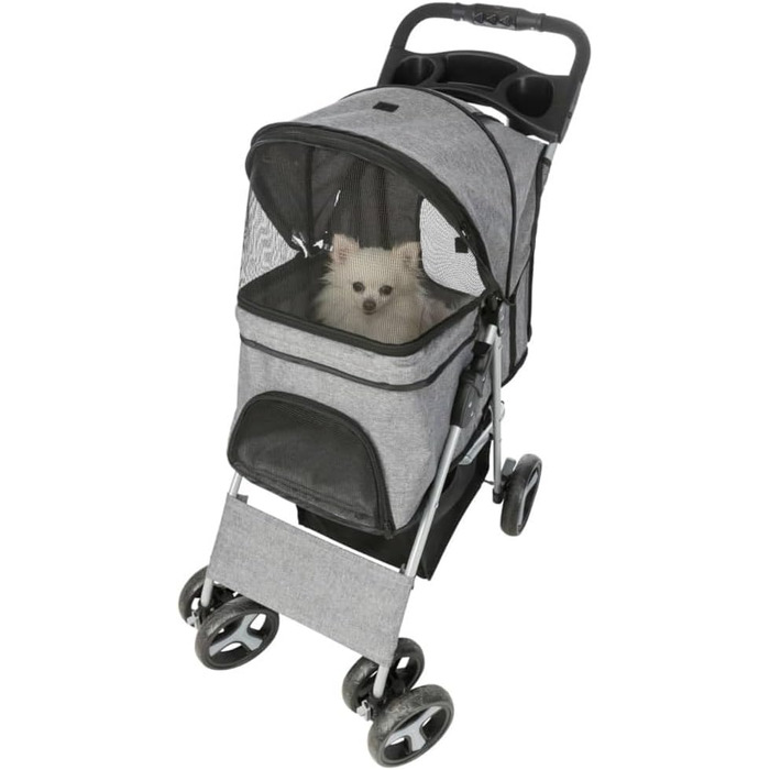 Крісло-мішок Buggy сірого кольору, 47x100x80 см, 4.9 кг