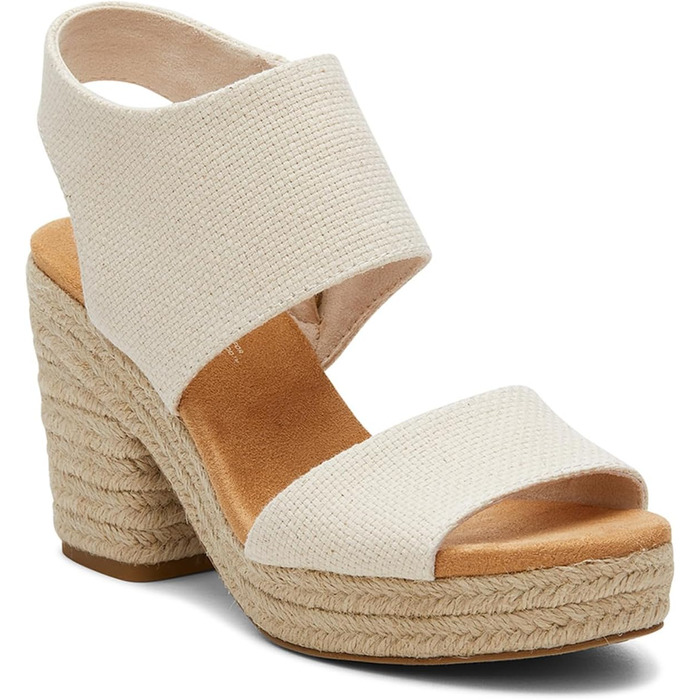 Босоніжки TOMS Majorca на платформі, натуральна шкіра, 42.5 EU