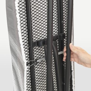 Гладильна дошка Brabantia Bügelbrett B для парогенераторів, 124 x 38 см, чорна