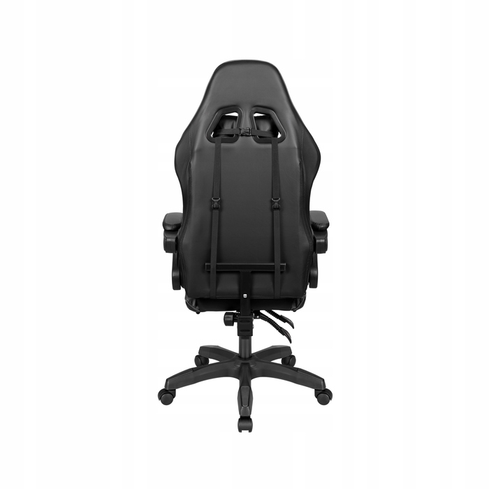 Ігрове крісло Kruger&Matz GX-150, штучна шкіра, чорне