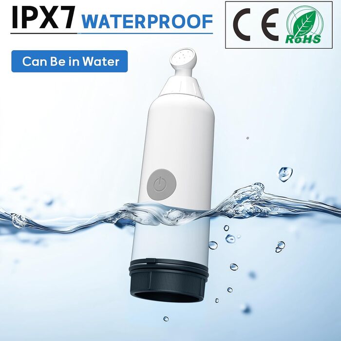 BIGCOW Portable Bidet with 3 Spray Modes | Electric Posteriour Wash | IPX7 Waterproof & Pressure Regulation | for Gentle Personal Hygiene, Postpartum Care, and Sensitive Skin Areas (Black)