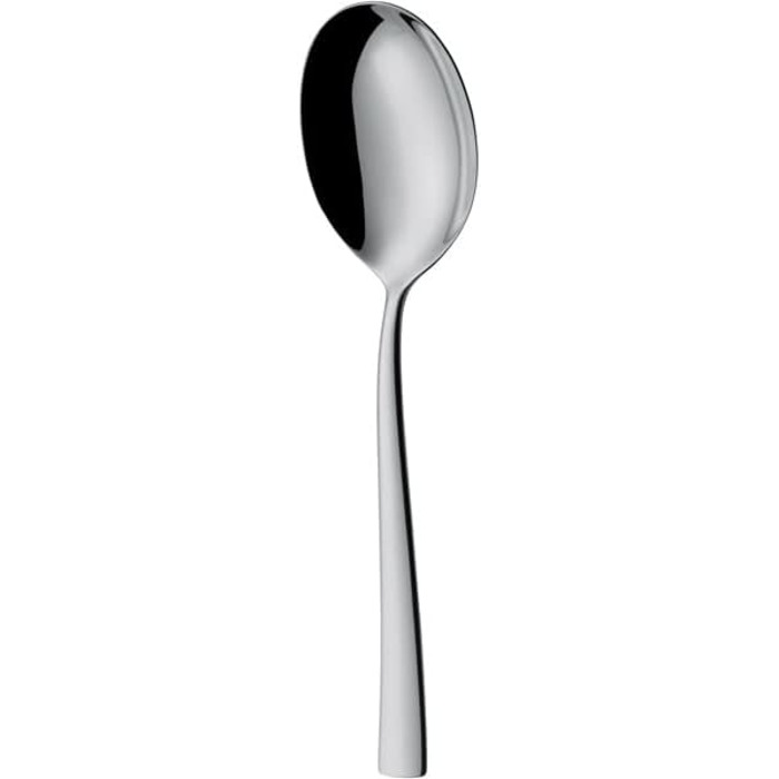 WMF Philadelphia Cutlery Set, 6 Persons, 30 Pieces, Monobloc Knives, Polished Cromargan Stainless Steel, Shiny, Dishwasher Safe, Single