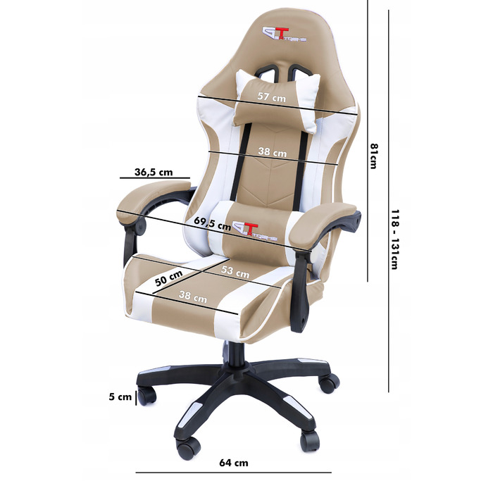 Ігрове крісло GT-EXTREME FG-PS-FR-017, штучна шкіра