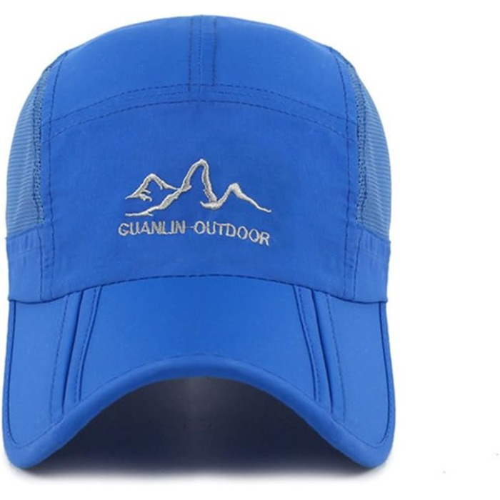 Бейсболка унісекс для чоловіків та жінок, A-navy блакитна, регульована, для спорту та подорожей