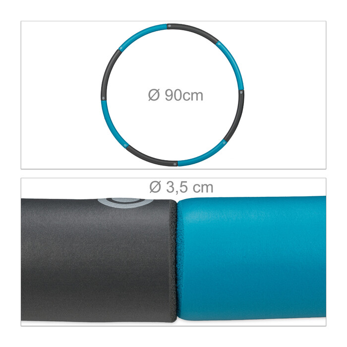 Relaxdays Hula Hoop, 90cm
