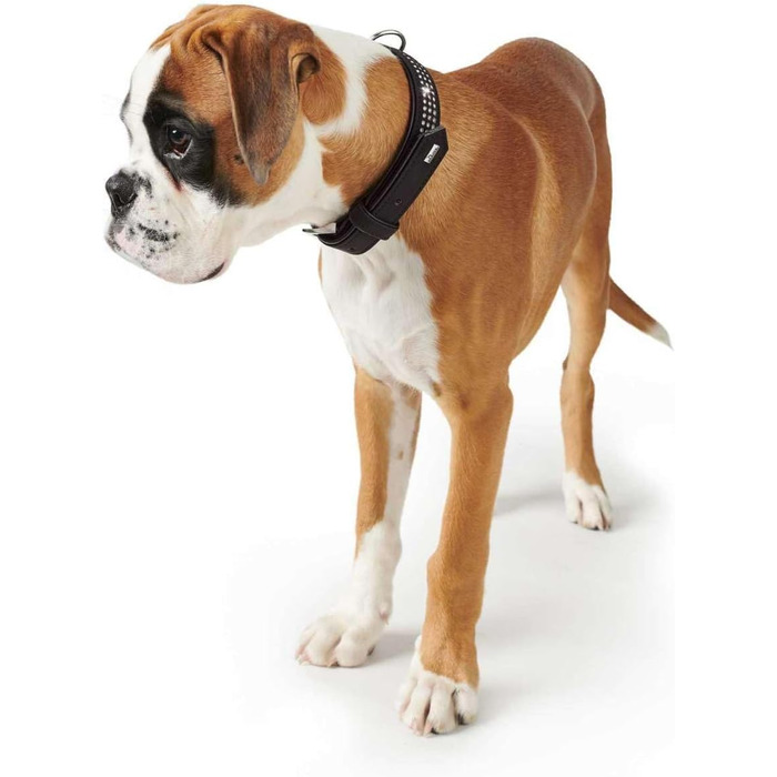 Нашийник для собак HUNTER SOFTIE TRILUXE, штучна шкіра, блискучі стрази, червоний (60 см, чорний)