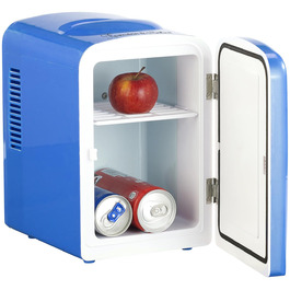 Портативний міні-холодильник Rosenstein & Söhne: 4 літри, 12/230V, з функцією підігріву, блакитний