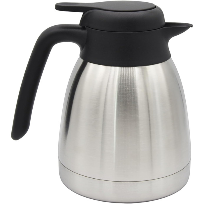 TRINKBASIS Insulated Carafe 1.5 L – Double-Walled Stainless Steel Thermos for up to 10 Cups of Coffee or Tea - Coffee Pot, Teapot