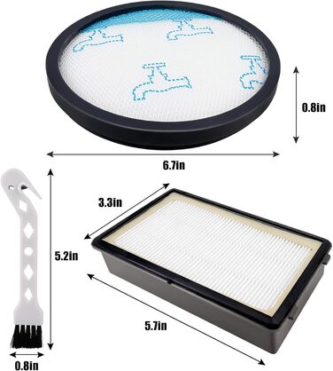 Набір фільтрів HEPA для пилососів Rowenta Compact Power XXL (RO4825EA, RO4871EA, RO4855EA, RO4881EA, RO48) - Замінник ZR78000