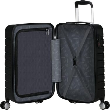 Чемодан American Tourister Flashline, 67 см, 69/75 л, чорний (Shadow Black), Spinner S Slim