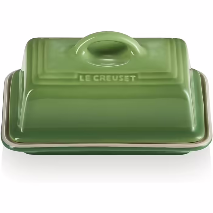 Le Creuset Stoneware Butter Dish, 900 g, 17 x 12.5 x 9 cm, Bamboo, 70837174080000