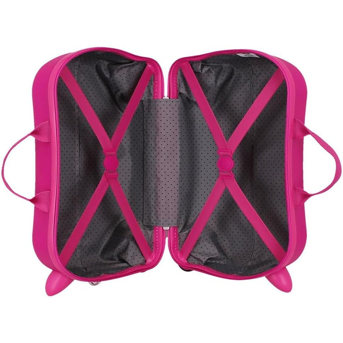 Дитячий валіза Disney Stitch, 55x40x20 см, ABS пластик, колір зірочки, комбінований замок, 4 колеса, ручна поклажа