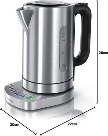 Електричний чайник з нержавіючої сталі 3000W з регулюванням температури та функцією підтримання тепла