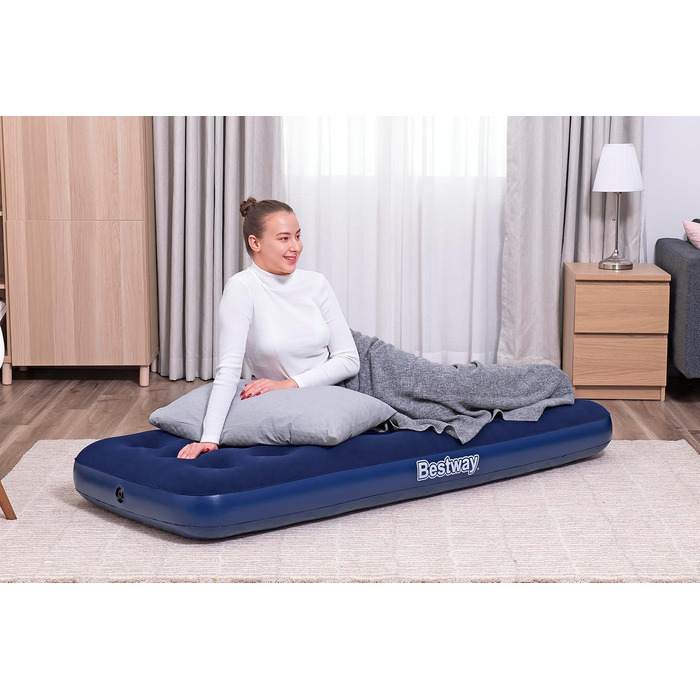 Надувне ліжко Bestway Blue Horizon Single XL/Lo 185 x 76 x 22 см