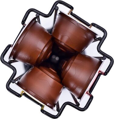 Тримач для капсул кави Dolce Gusto SYSYLY DG24 – чорний, на 24 капсули, обертається, з неслизькою основою