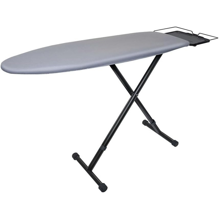 Braun CareStyle Ironing Board IB3001 BK – Ironing board perfect for steam stations, steam-permeable surface, cover made of 100% cotton, 122 x 40 cm, black/gray