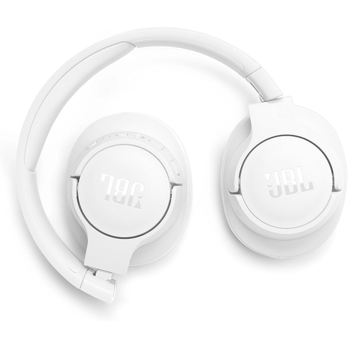 Навушники JBL Tune 770 NC – Бездротові, з активним шумозаглушенням, складні, до 70 годин роботи, швидка зарядка, білі