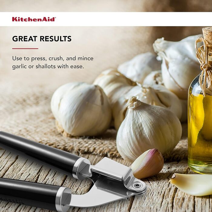 Прес для часнику KitchenAid Classic, чорний