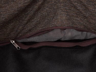 Ліжко для собак та котів, зручне та знімний чохол, коричневе, розмір XXL (117x79 см)