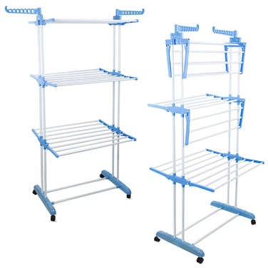 Складана вертикальна сушарка для білизни, велика підлогова стійка для балкона