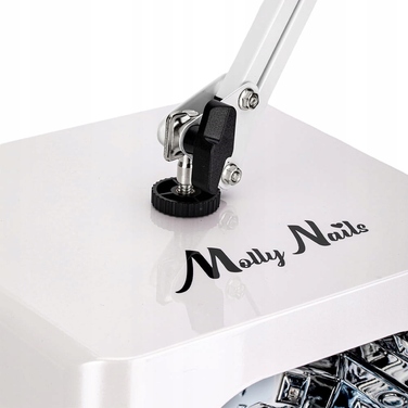 LED+UV лампа Molly Nails V10 36 Вт, біла