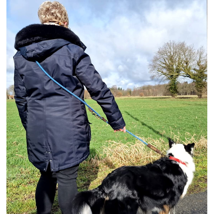 Персоналізований поводок для собак або нашийник: регульований, з натуральної шкіри, зі старовинною латунною фурнітурою