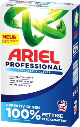 Універсальний пральний порошок Ariel Professional Universal+ для професійного використання, проти жирних плям, Fresh, 7.7 кг