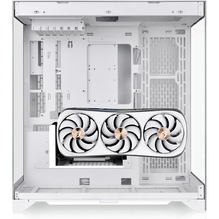 Корпус для ПК Thermaltake CTE Snow E550 TG, ATX/E-ATX, двокамерний дизайн, загартоване скло, підтримка радіаторів до 420 мм, білий