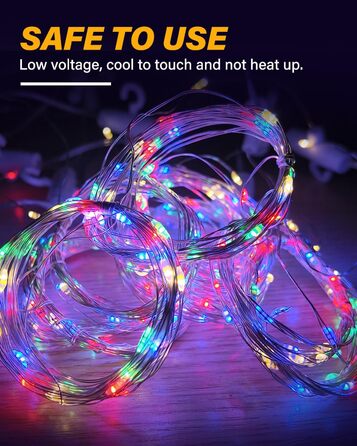 Ламповий фонтан 3x3м, 300 LED, USB, 8 режимів, пульт, IP65, для декору, свята, вечірки, тепле світло, мідний дріт