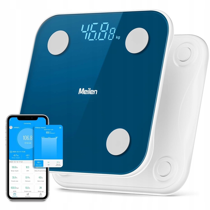 Інтелектуальні цифрові ваги з додатком: моніторинг BMI та аналіз показників