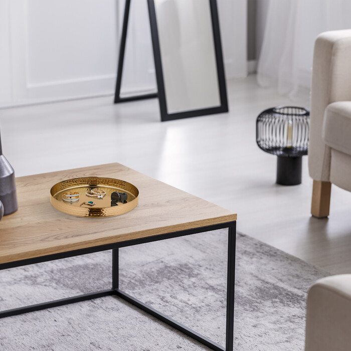 Relaxdays Golden Serving Tray