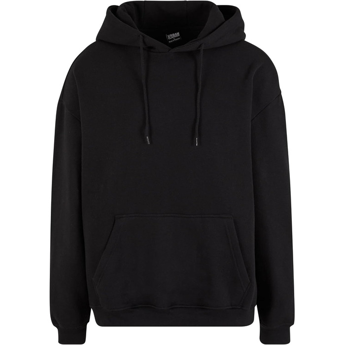 Чоловічий базовий худі Urban Classics Basic Oversized Hoody, чорний
