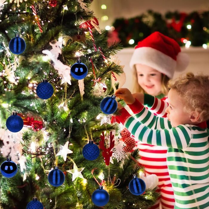 30 шт. Новорічні кулі-прикраси 5 см, золоті, міцні, для ялинки | Новорічні кулі