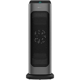 Керамічний обігрівач Cecotec ReadyWarm 6250 Sky Style. 2000 Вт, 3 режими, термостат, осциляція 90°, захист від перекидання та перегріву, для площі до 25 м², з пультом ДУ та сенсорним екраном