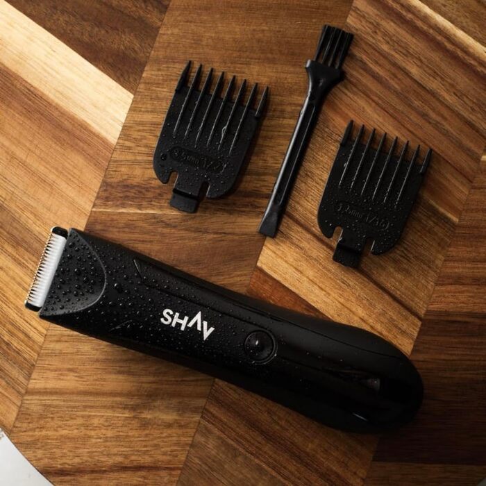 Електричний тример для тіла та інтимної зони чоловічий SHAV CutFree™ з вологостійким корпусом та змінними керамічними лезами