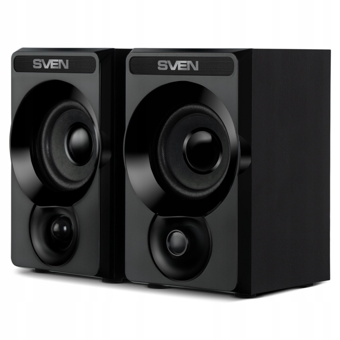 Комплект акустичних колонок 2.0 SVEN SPS-535, 6 Вт, чорний