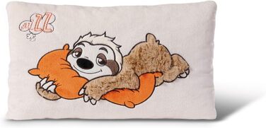 Дитяча подушка NICI Лінивець Wave Dave, прямокутна 43x25 см, м'яка плюшева іграшка, бежевий