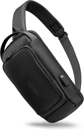 Чоловічий рюкзак VGOAL 3211 - місткий, для ноутбука, чорний