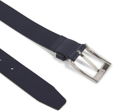 Чоловічий шкіряний ремінь Tommy Hilfiger New Aly Belt, колір блакитний (Midnight)