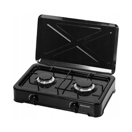 Портативна двоконфорна газова плитка Ravanson K-02TB