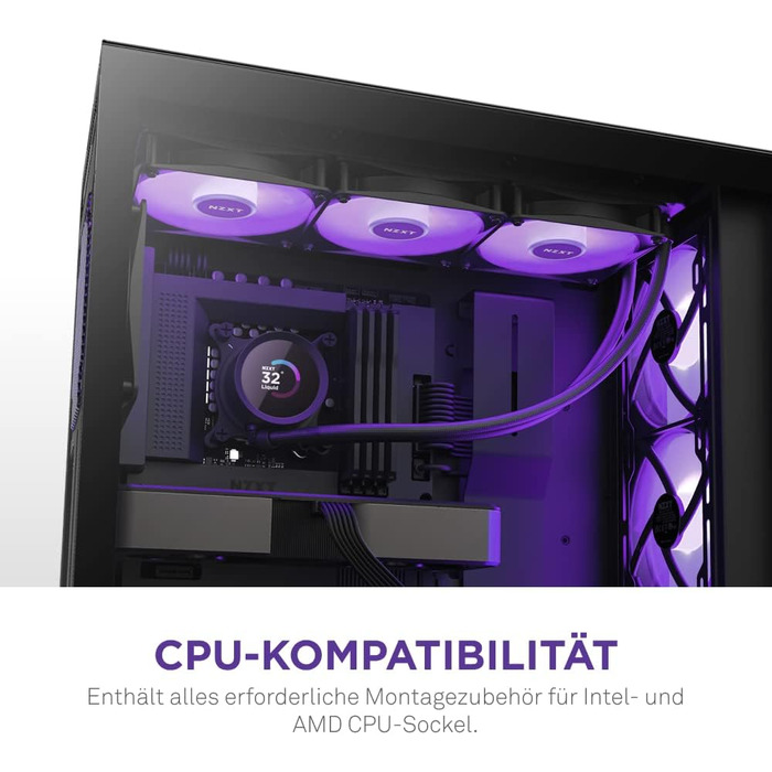 NZXT Kraken: Рідинна система охолодження CPU AIO з LCD-дисплеєм – 240 RGB (білий) – сумісна з Intel® та AMD®
