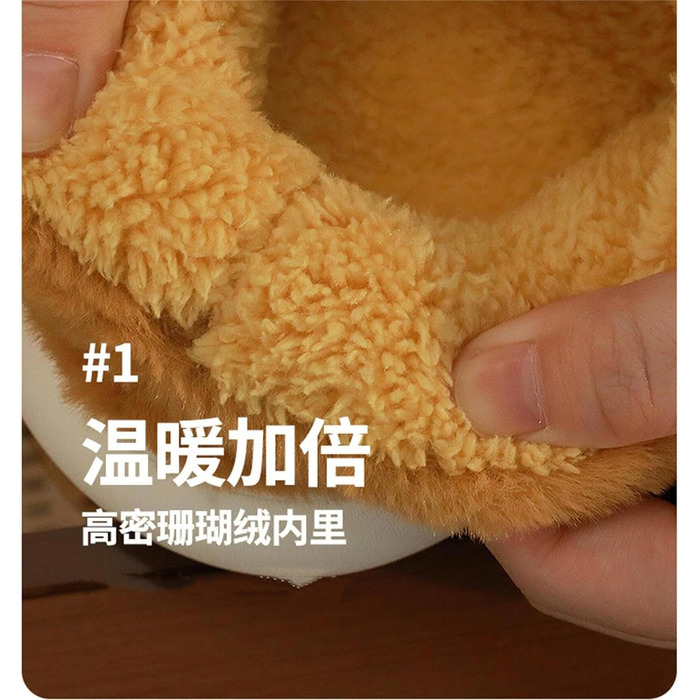 Жіночі халапи LANFIRE з бавовни, халапи-тварини, плюшеві халапи (44/45 EU, вузька ширина, помаранчевий колір)