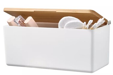 Контейнер Tesa Baboo 24,2x11 см, біло-коричневий