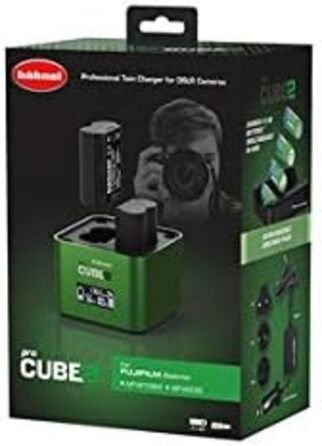Зарядний пристрій Hähnel ProCube 2 для камер Fujifilm - зарядка NP-W126S, NP-W235 з USB та AA-слотами - EU/UK/USA