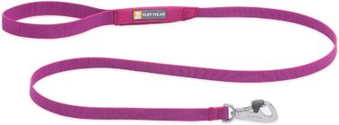 RUFFWEAR Dog Lead Hi & Light, Strong Lead with Integrated Storage Pouch and Secure Crux Clip, Compactly Foldable to Pocket Size, Alpenglow Pink