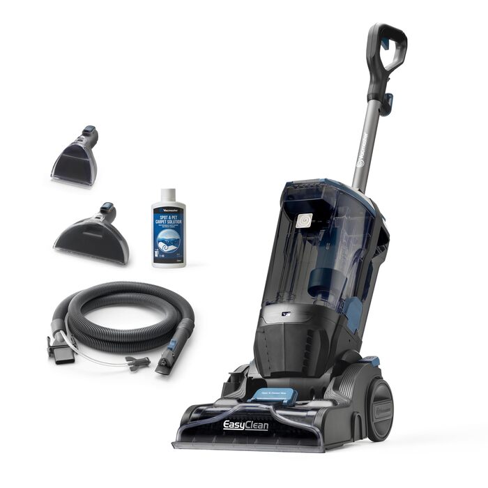 Vacmaster Теперіальний очищувач килимів | Професійні результати | Видаляє бруд та плями | Потужний 750W мотор | Об'єм бака 3,2L | Для килимів, сходи та м'яких меблів