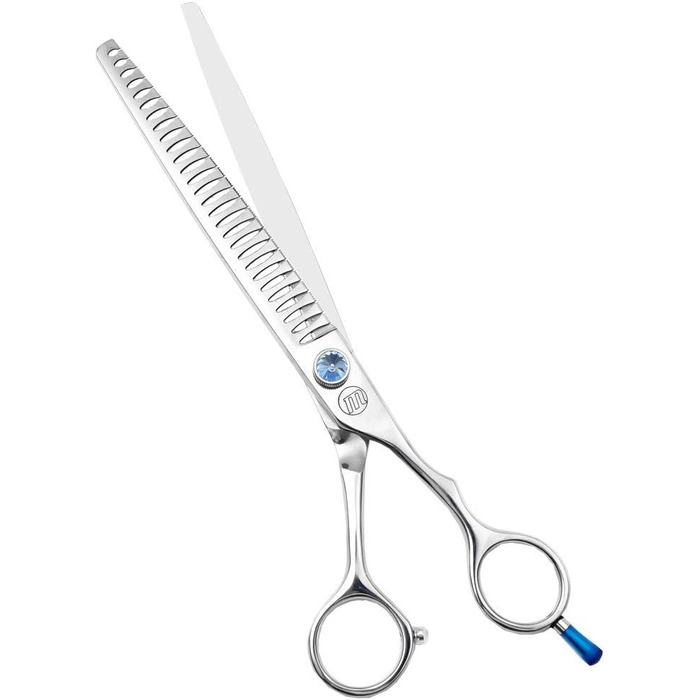 Професійна ножиця для грумінгу собак Moontay 7 дюймів, 440C сталь, для витончення та стрижки