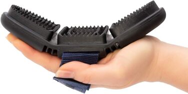 Штригучка для собак Kurzhaar Animalon | Штригучка для собак з короткою шерстю | Інноваційна щітка для собак для щадного догляду за шерстю (Блакитна)