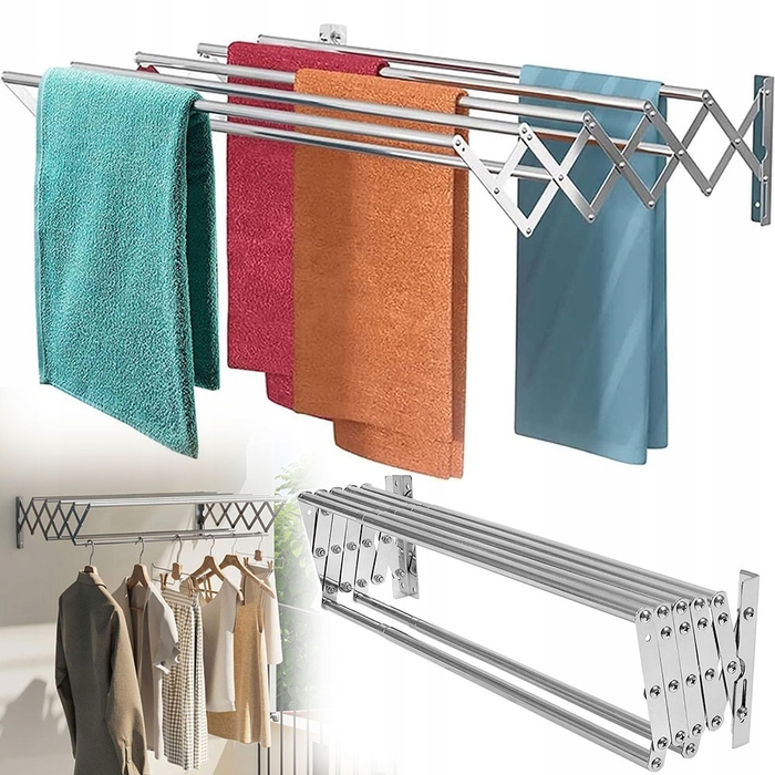 Складана сушарка для одягу, для використання в приміщенні та на вулиці