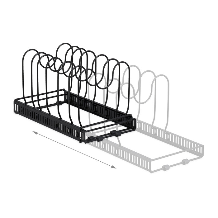 Relaxdays Metal Pan Holder